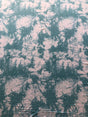 Polyester Spandex ITY Matte Jersey Fabric - Tie Dye, Turquoise, Taupe, 58-60" Width