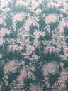 Polyester Spandex ITY Matte Jersey Fabric - Tie Dye, Turquoise, Taupe, 58-60" Width