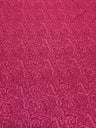 Polyester Spandex Fukuru Embossed Paisley Print With Matte Foil Fabric - Embossed Textured Paisley, Fuchsia, Royal, Chartreuse, 50" To 52" Width