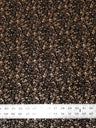 Small Rib Textured Fukuro Polyester Spandex Fabric - Small Dots Shiny Foil, Copper, Silver, 58" Width