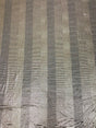 Textured 4X4 Ribbed Polyester Spandex Fabric - Gold Foil Stripes, Oatmeal, Black, Charcoal
