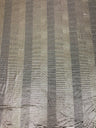 Textured 4X4 Ribbed Polyester Spandex Fabric - Gold Foil Stripes, Oatmeal, Black, Charcoal