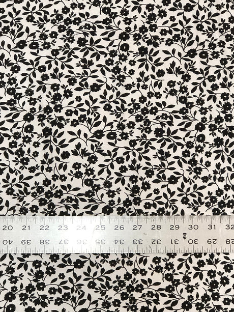 Big Letter Design Polyester Spandex Fabric - Dull Matte Black/Silver Foil, White, Black, Blue, 58" To 60" Width