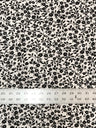 Big Letter Design Polyester Spandex Fabric - Dull Matte Black/Silver Foil, White, Black, Blue, 58" To 60" Width
