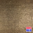 Bronze Foil Allover Poly Slinky Stretch Polyester Spandex Fabric - Bronze/Black Specks Glitter, 58/60" Wide