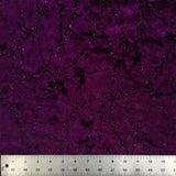 Strands Glitter Design Burnout Velvet Stretch Fabric - Navy, Plum, Glitter Strand Design, 58/60" Width
