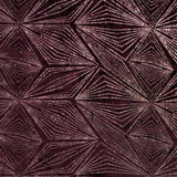 Diagonal Pattern Glitter Design Stretch On Burnout Velvet Fabric - Black, Plum, Diagonal Linear Pattern, 58/60" Wide