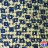 Brush Squares Design Burnout Velvet Stretch Fabric - Rust/Sage, See Thru, 58"/60" Width