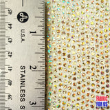 Dots Micro Holographic Glitter Stretch Poly-Spandex Fabric - Holographic Dots, 54" Width
