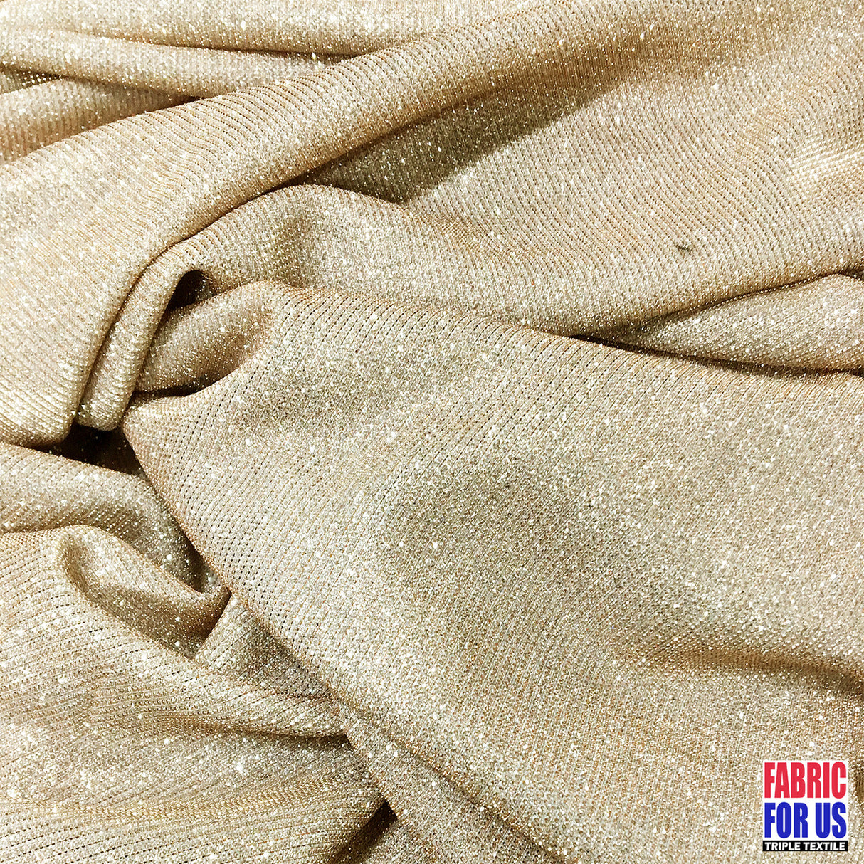 Glitter Stretch Polyester Fabric - Blush, Royal, Wine, 57"/58" Width