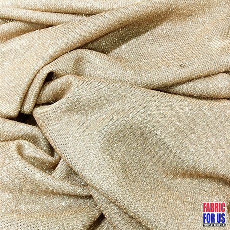 Glitter Stretch Polyester Fabric - Blush, Royal, Wine, 57"/58" Width