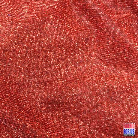 Glitter Stretch Polyester Fabric - Blush, Royal, Wine, 57"/58" Width
