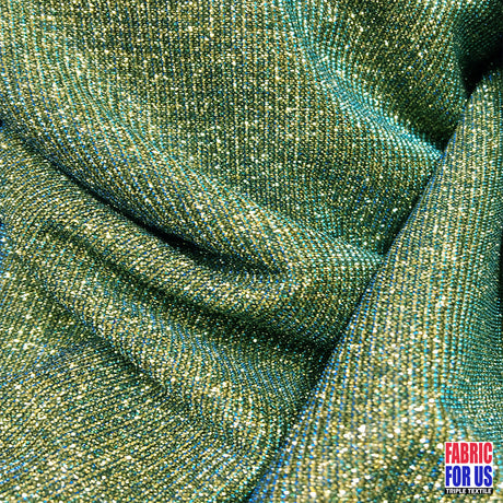 Glitter Stretch Polyester Fabric - Blush, Royal, Wine, 57"/58" Width