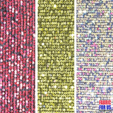 Micro Sequin 3Mm Glitter Stretch Nylon Spandex Fabric - Gold, Silver, Red, Mesh, 44"/46" Wide