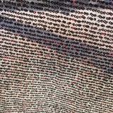 Micro Sequin 3Mm Glitter Stretch Nylon Spandex Fabric - Gold, Silver, Red, Mesh, 44"/46" Wide