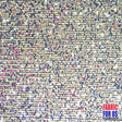 Micro Sequin 3Mm Glitter Stretch Nylon Spandex Fabric - Gold, Silver, Red, Mesh, 44"/46" Wide
