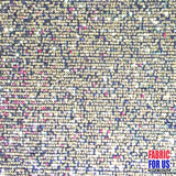 Micro Sequin 3Mm Glitter Stretch Nylon Spandex Fabric - Gold, Silver, Red, Mesh, 44"/46" Wide
