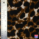 Jaguar Big Cat Spots Poly-Spandex Stretch Fabric - Jaguar Spots, 58/60" Wide