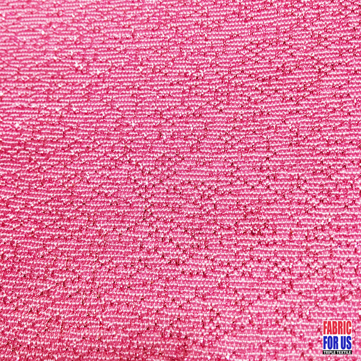 Stretch Glimmer/Glitter Lurex Fabric - Mauve Glitter Knit, 58" Width