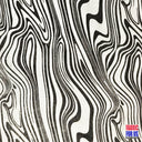 Water Swirl Burnout Velvet Stretch Poly-Spandex Fabric - Taupe/Black Water Swirl Mesh See-Through, 58"/60" Width