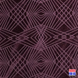 Burnout Velvet Poly-Spandex Fabric - Plum Diamond Design, 58"/60" Wide