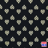 ITY Print Micro Floral Poly-Spandex Stretch Fabric - Navy & Black Micro Floral, 58"-60" Width