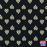 ITY Print Micro Floral Poly-Spandex Stretch Fabric - Navy & Black Micro Floral, 58"-60" Width