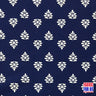 ITY Print Micro Floral Poly-Spandex Stretch Fabric - Navy & Black Micro Floral, 58"-60" Width