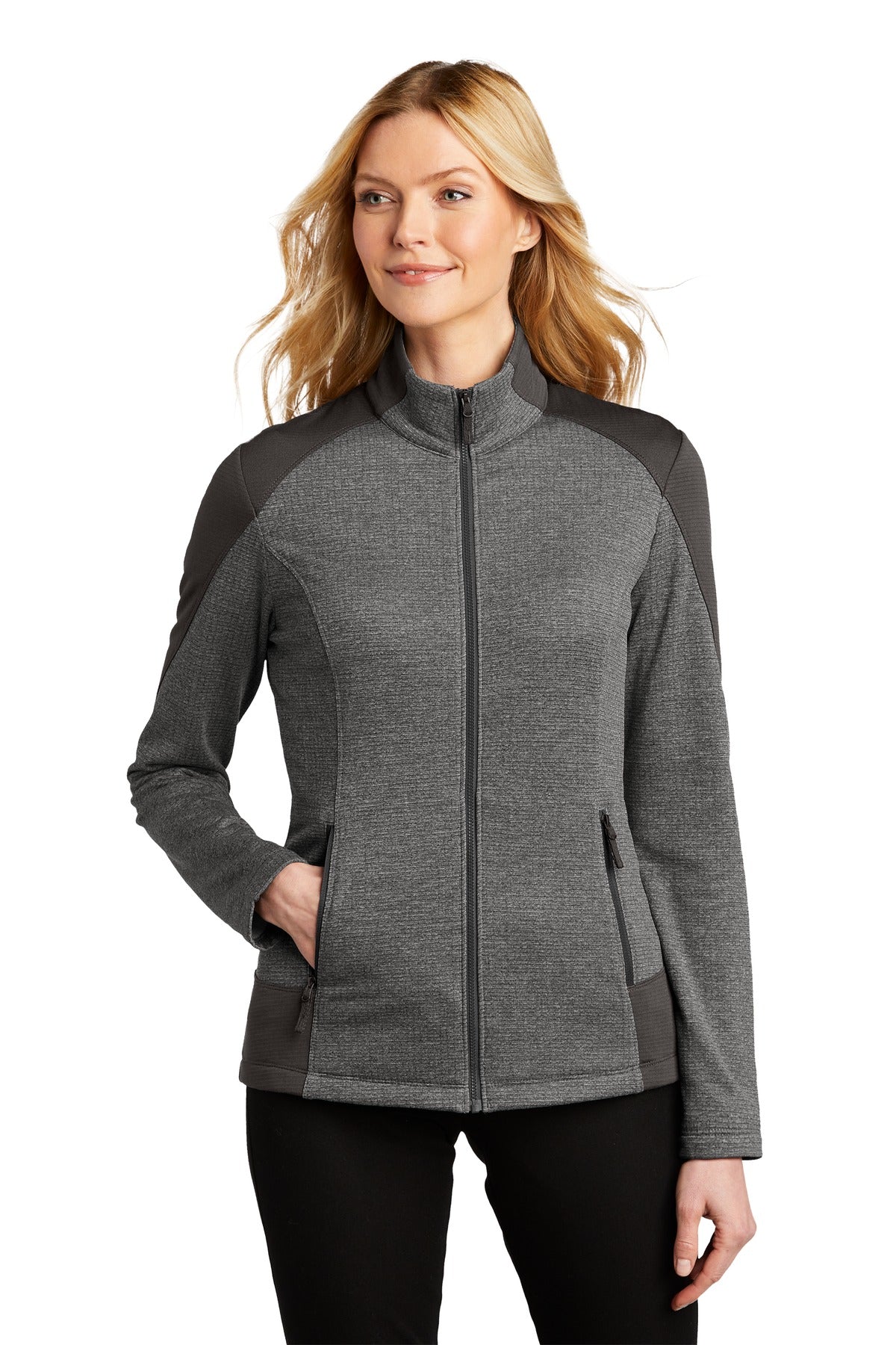 Port Authority ® Women's Grid Fleece Jacket