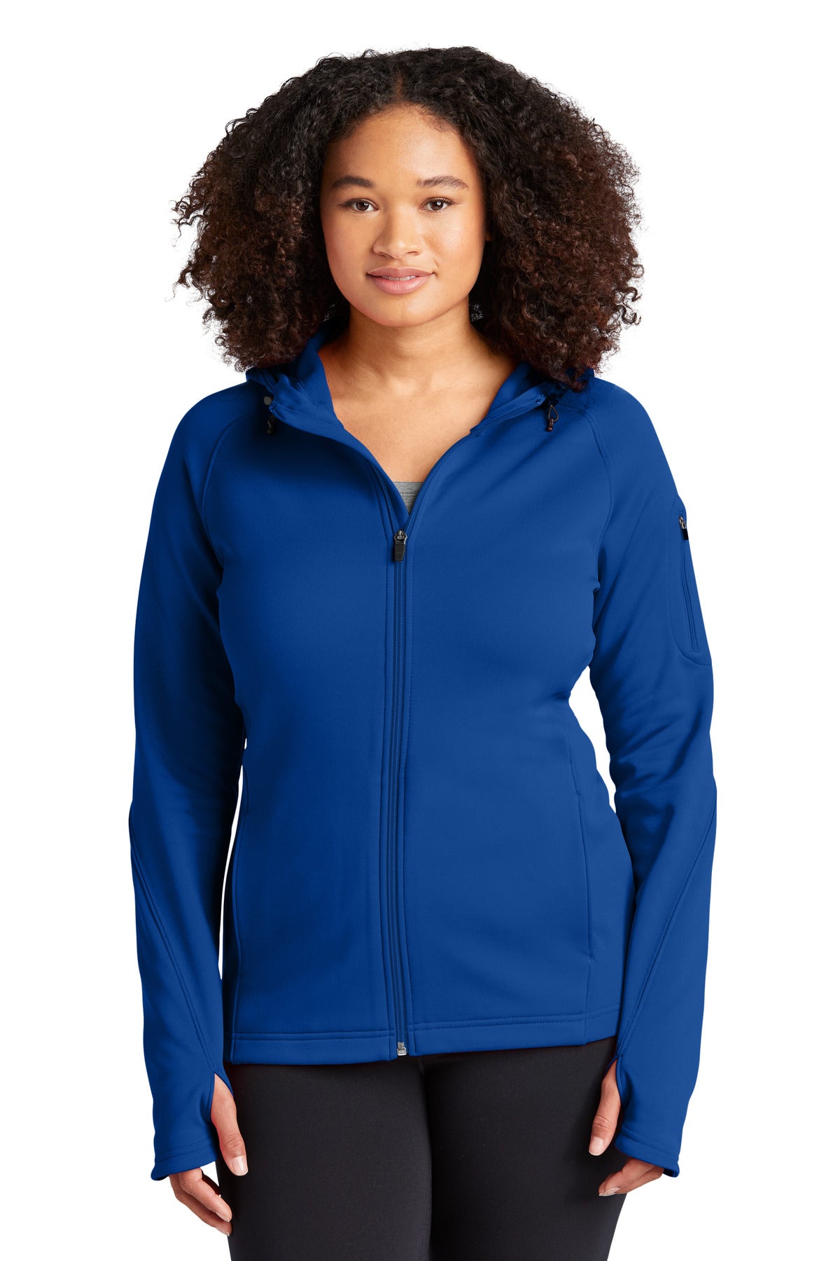 Sport-Tek® Women's Tech Fleece Full-Zip Hooded Jacket