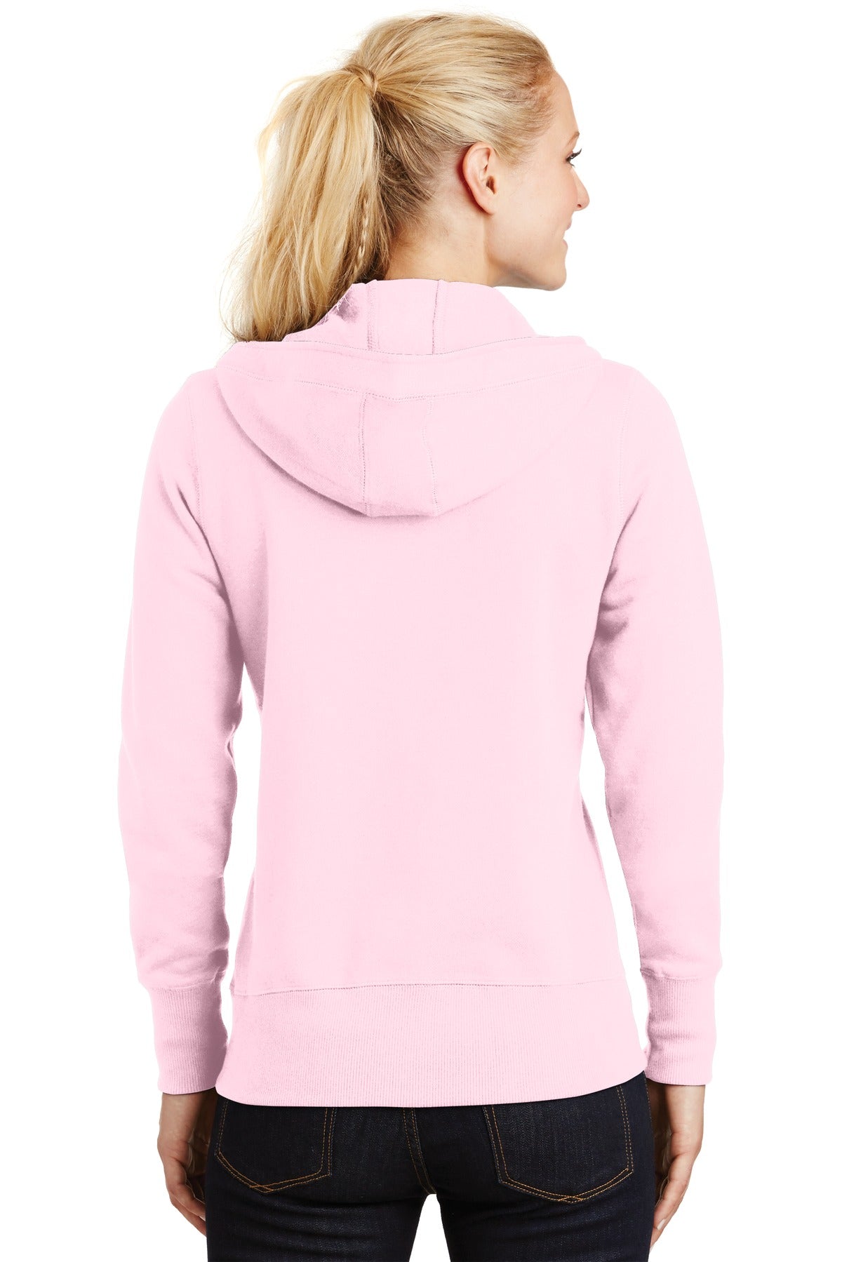 Sport-Tek® Ladies Full-Zip Hooded Fleece Jacket