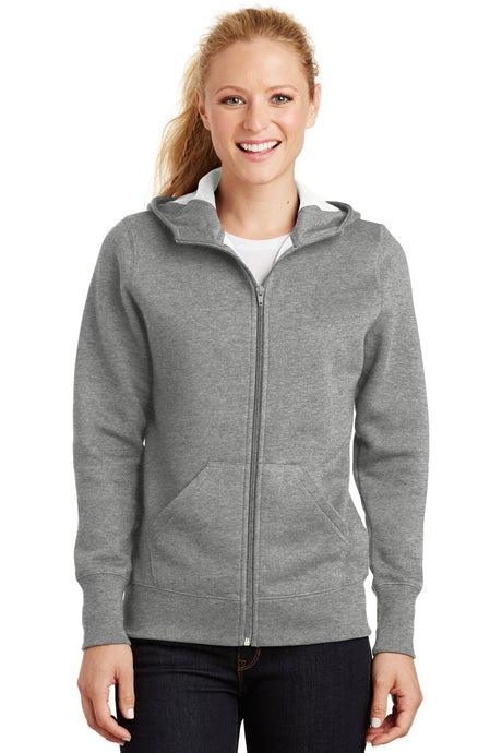 Sport-Tek® Ladies Full-Zip Hooded Fleece Jacket