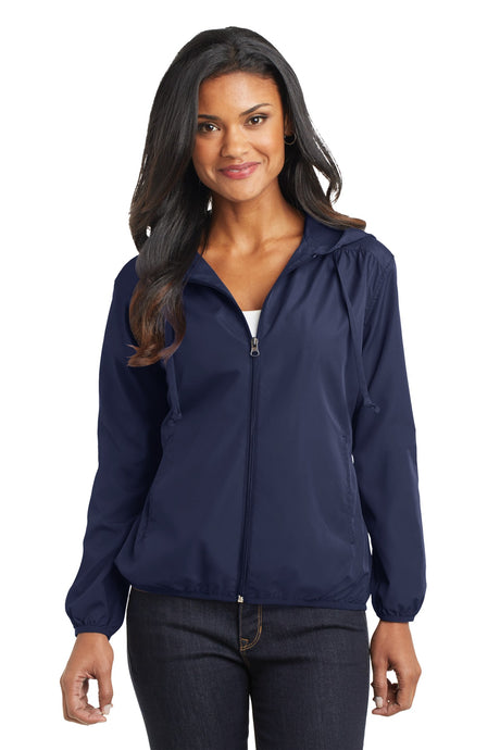 Port Authority&reg; Ladies Hooded Essential Jacket