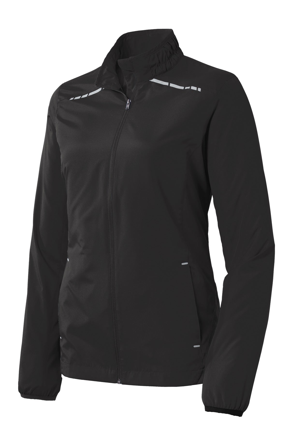 DISCONTINUED Port Authority® Ladies Zephyr Reflective Hit Full-Zip Jacket