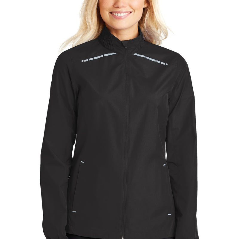 Port Authority® Ladies Zephyr Reflective Hit Full-Zip Jacket