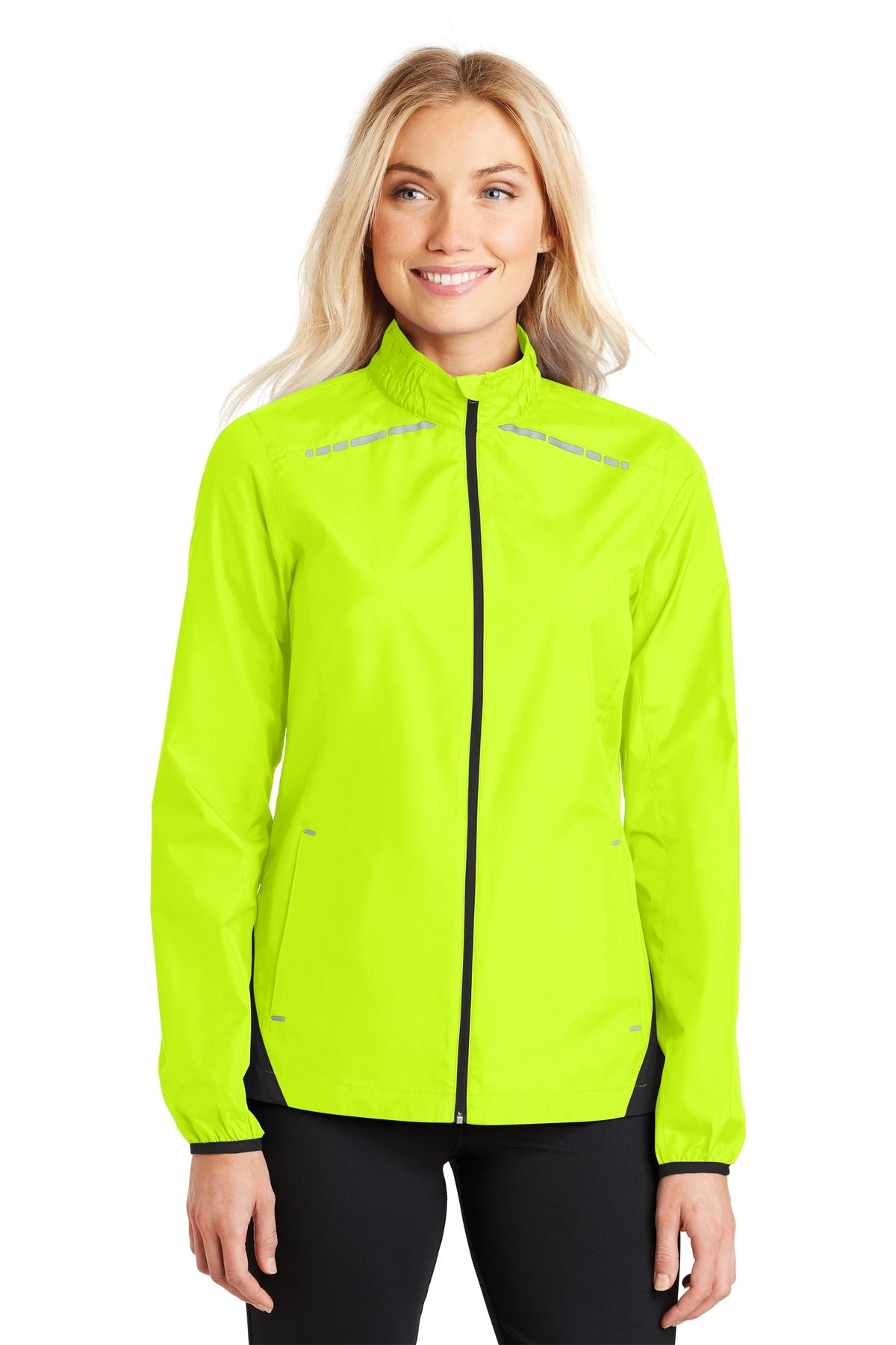 DISCONTINUED Port Authority® Ladies Zephyr Reflective Hit Full-Zip Jacket