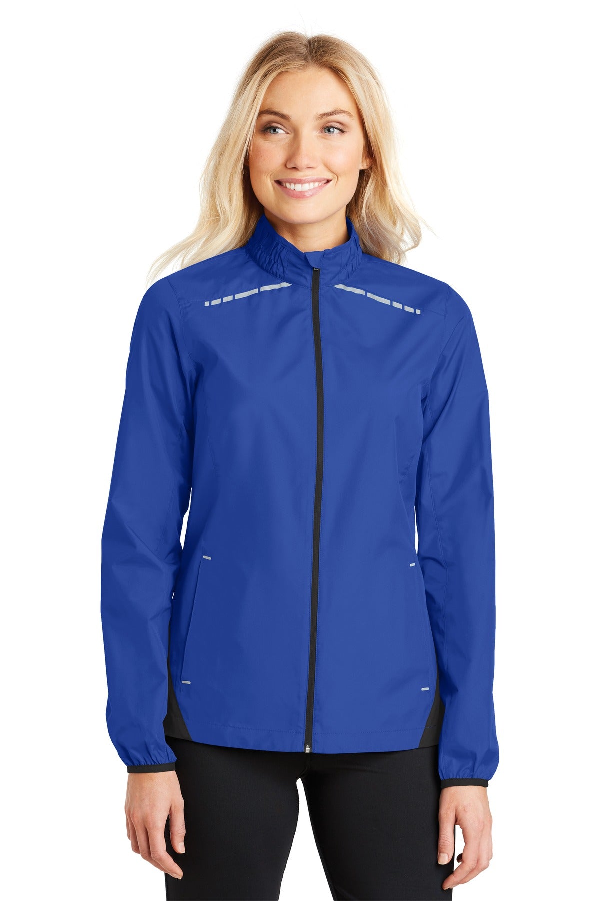 DISCONTINUED Port Authority® Ladies Zephyr Reflective Hit Full-Zip Jacket