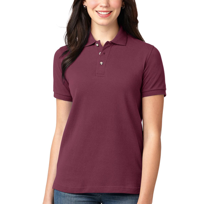 Women's Heavyweight Cotton Pique Polo