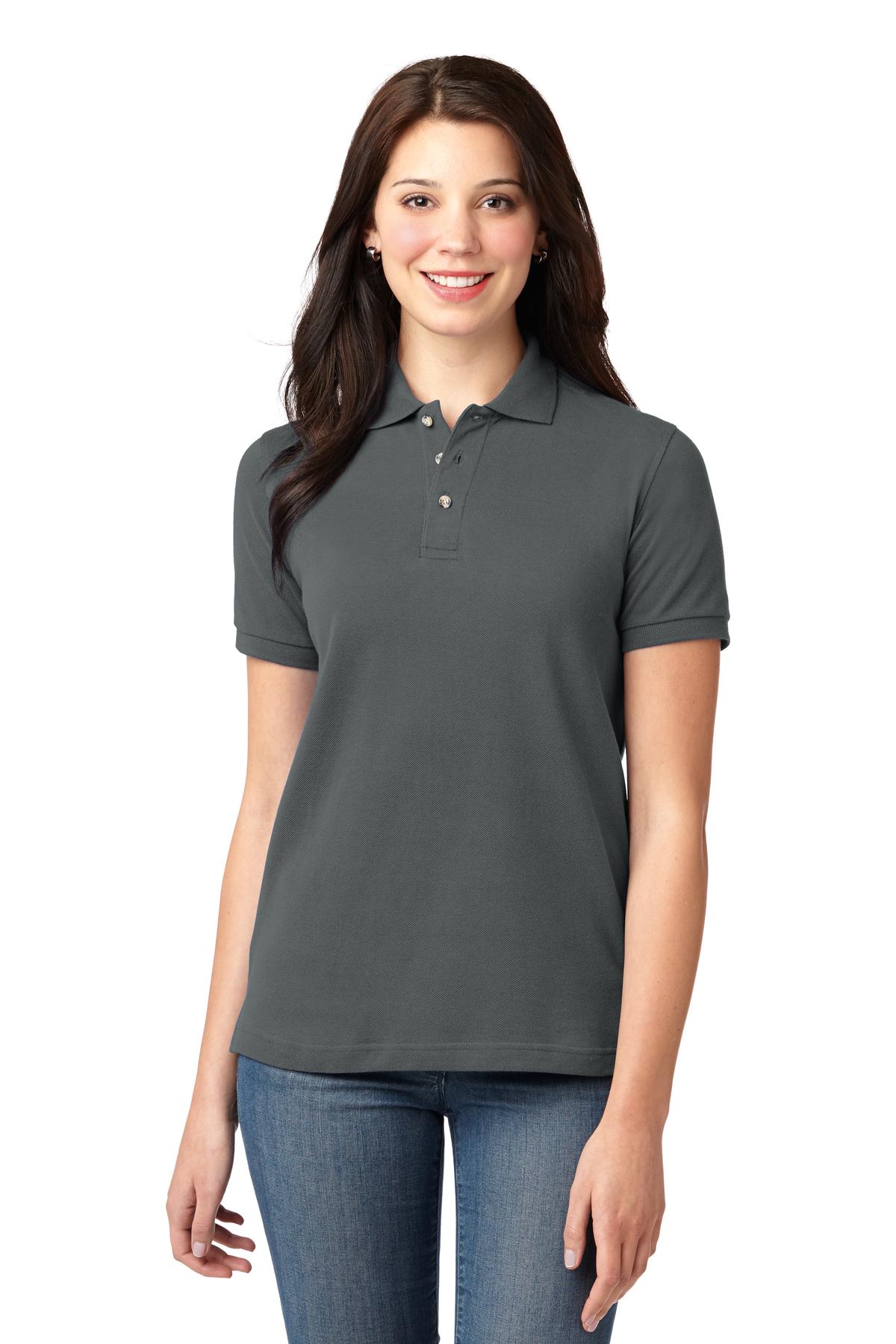 Port Authority® Women's Heavyweight Cotton Pique Polo