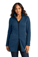 Port Authority® Women's Arc Sweater Fleece Long Jacket