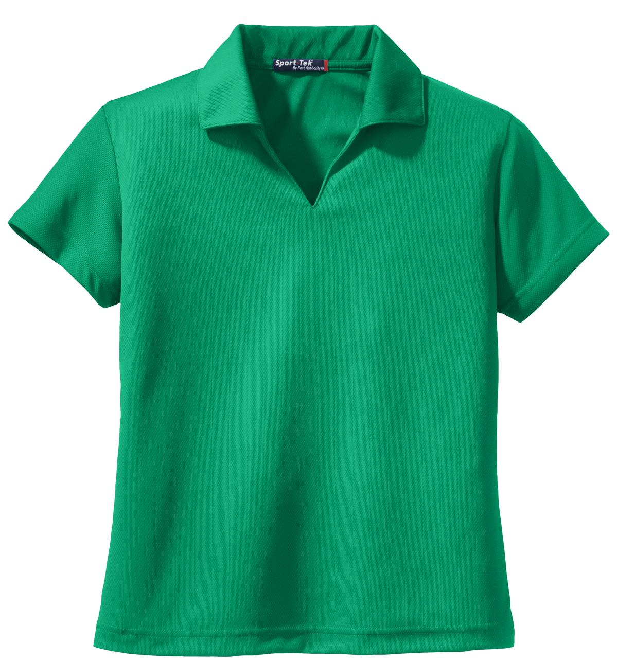 Sport-Tek® Women's Dri-Mesh® V-Neck Polo