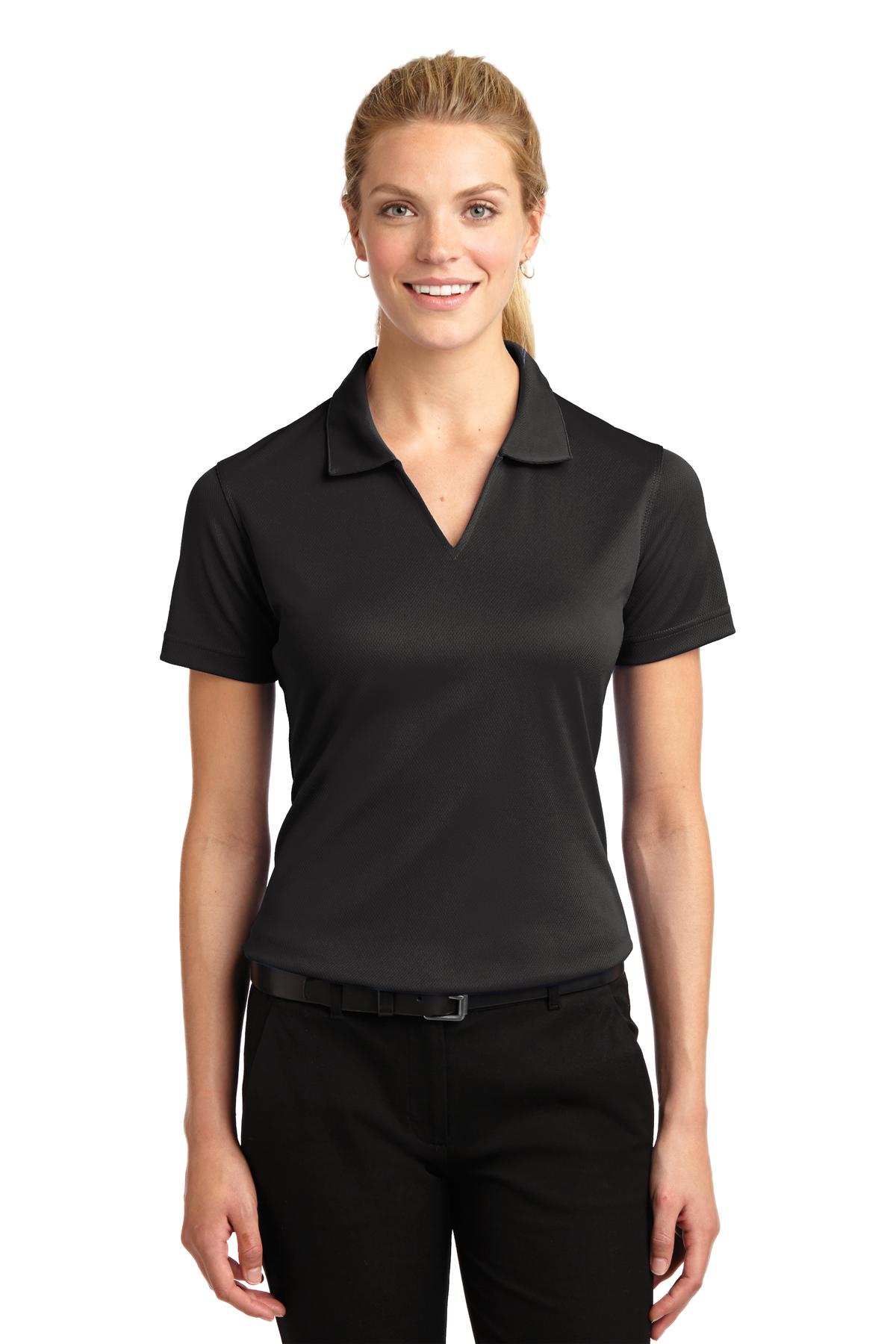 Sport-Tek® Women's Dri-Mesh® V-Neck Polo