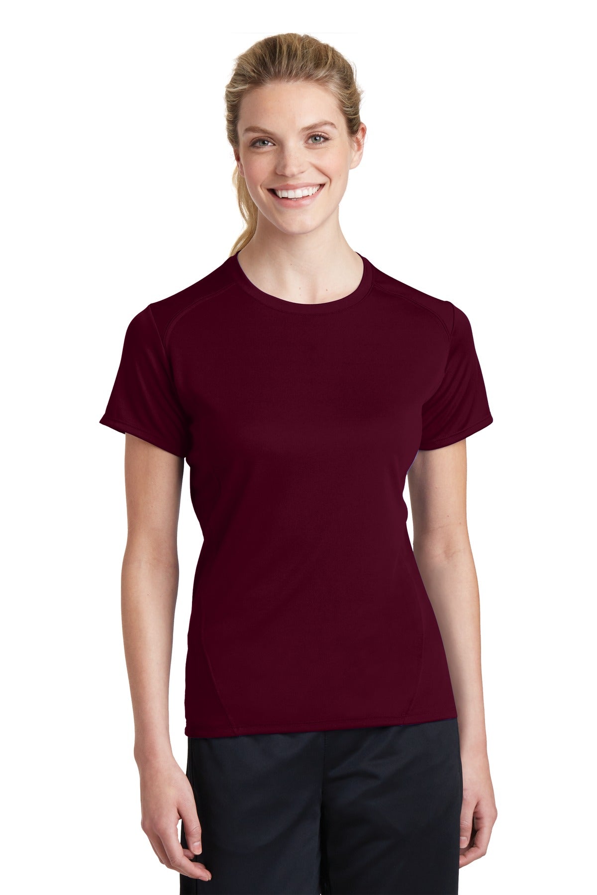 DISCONTINUED Sport-Tek® Ladies Dry Zone® Raglan Accent T-Shirt