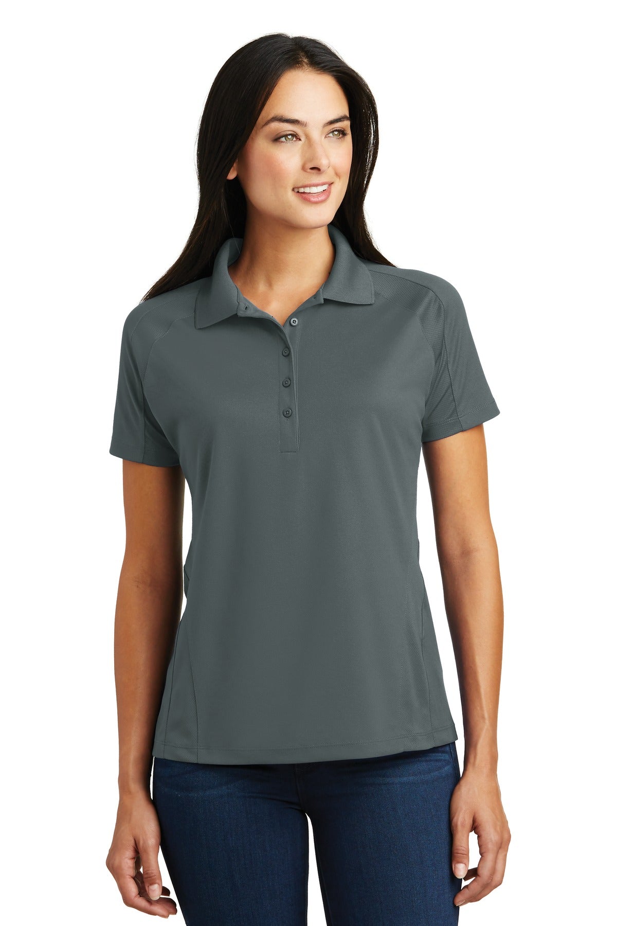 Sport-Tek® Women's Dri-Mesh® Pro Polo