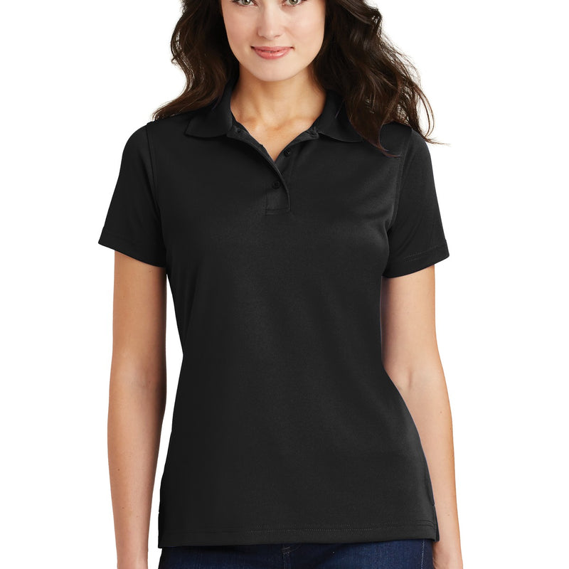 Port Authority® Ladies Poly-Charcoal Blend Pique Polo