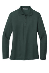 Port Authority® Women's Silk Touch™ Long Sleeve Polo.