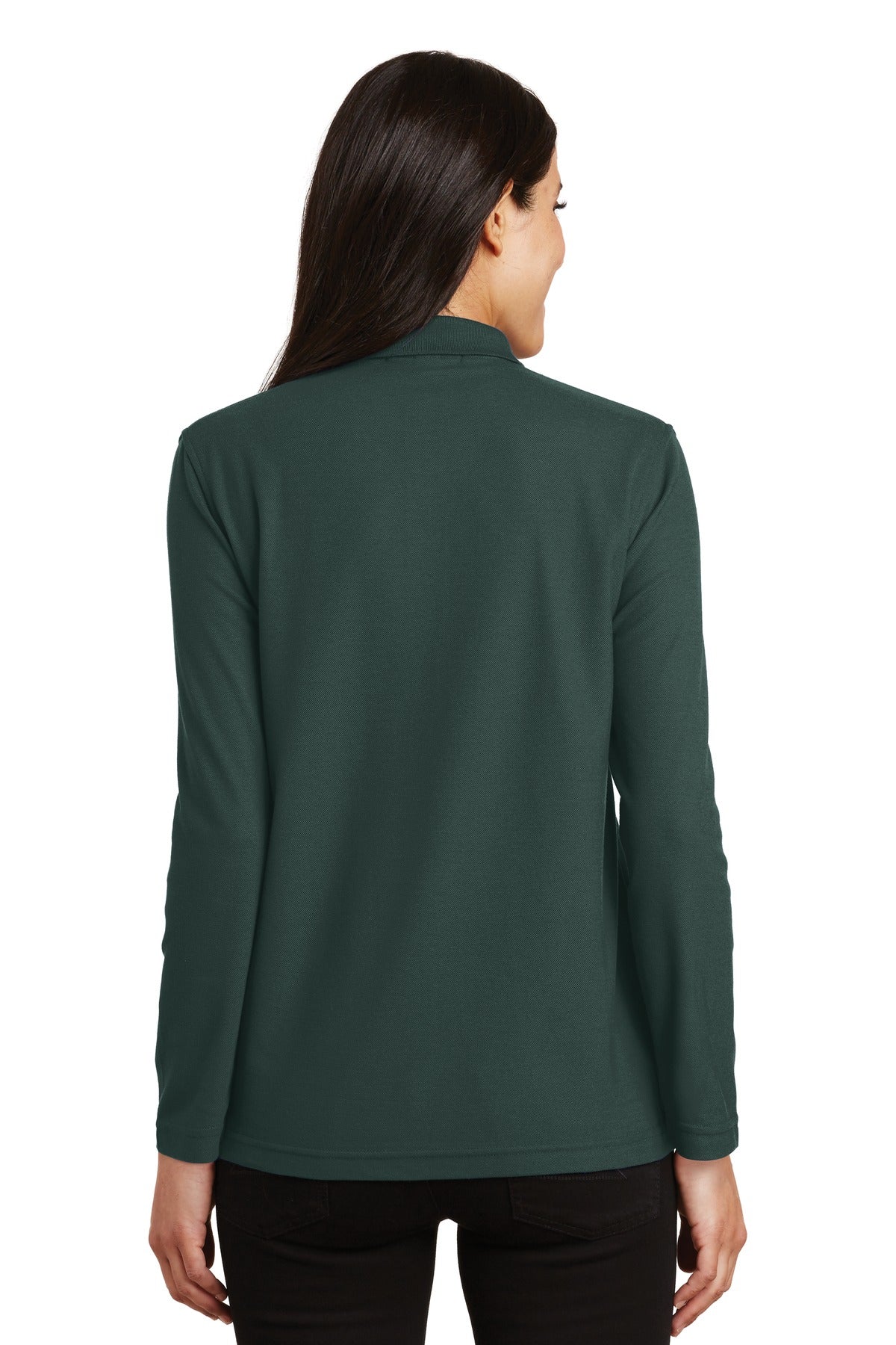 Port Authority® Women's Silk Touch™ Long Sleeve Polo.