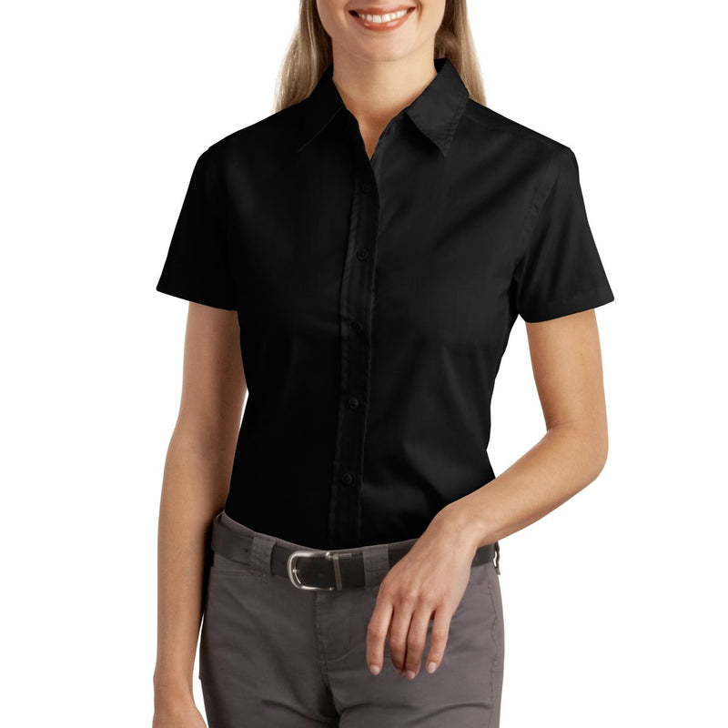Port Authority® Ladies Short Sleeve Easy Care Soil Resistant Shirt