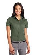 Camisa de manga corta fácil de cuidar para mujer Port Authority®  