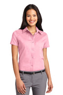 Camisa de manga corta fácil de cuidar para mujer Port Authority®  